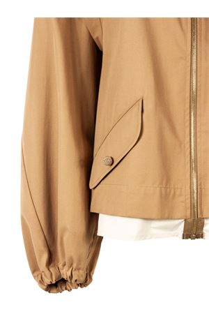 Bomber in twill extrafine cammello FABIANA FILIPPI | CTD215F225L5261268